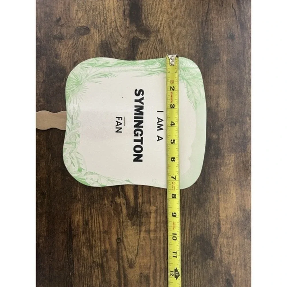 RARE Vintage Advertising Hand Fan I Am A Symingron Fan‎